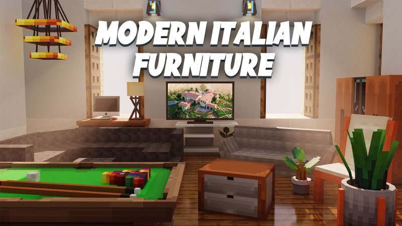 Modern Italian Furniture on the Minecraft Marketplace by BLOCKLAB Studios