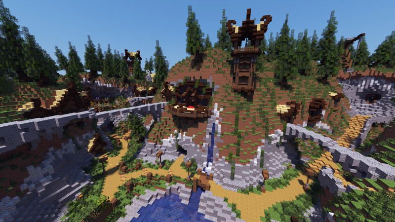 Mountain Village on the Minecraft Marketplace by BLOCKLAB Studios