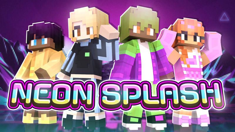 Neon Splash on the Minecraft Marketplace by BLOCKLAB Studios