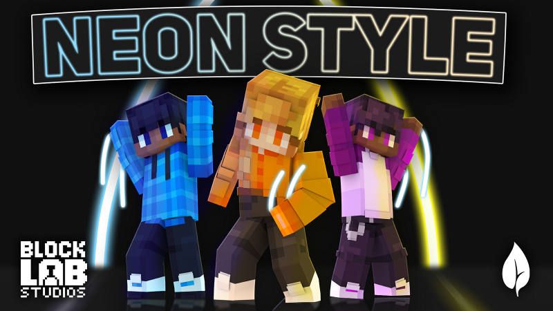 Neon Style on the Minecraft Marketplace by BLOCKLAB Studios