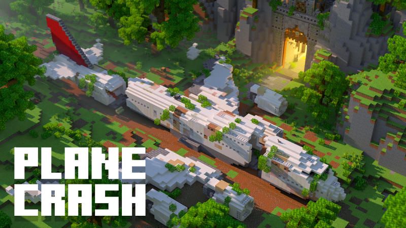 Plane Crash on the Minecraft Marketplace by BLOCKLAB Studios