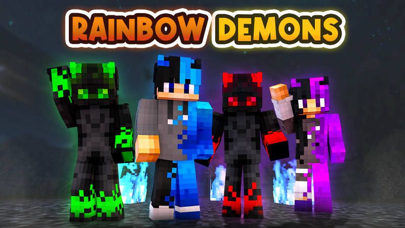 Rainbow Demons on the Minecraft Marketplace by BLOCKLAB Studios