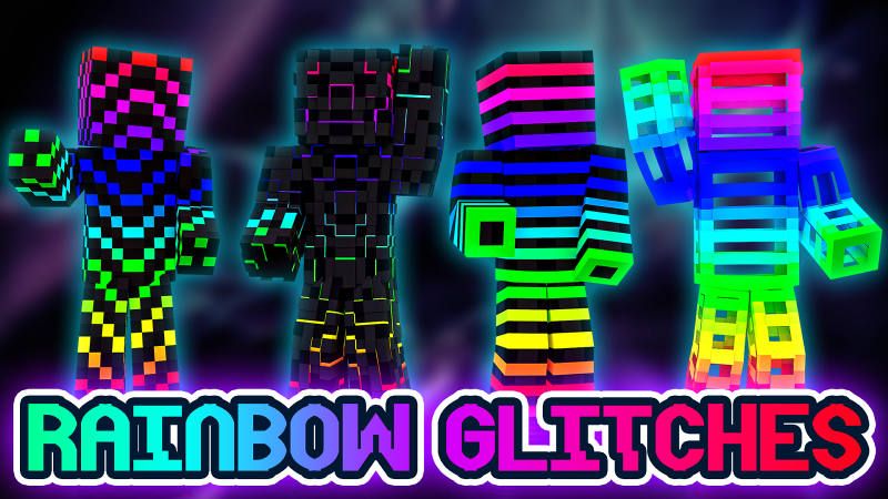 Rainbow Glitches on the Minecraft Marketplace by BLOCKLAB Studios