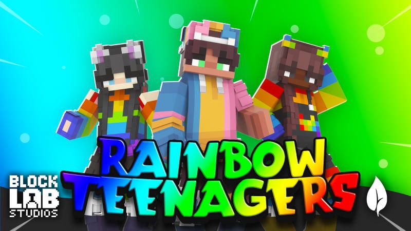 Rainbow Teenagers on the Minecraft Marketplace by BLOCKLAB Studios