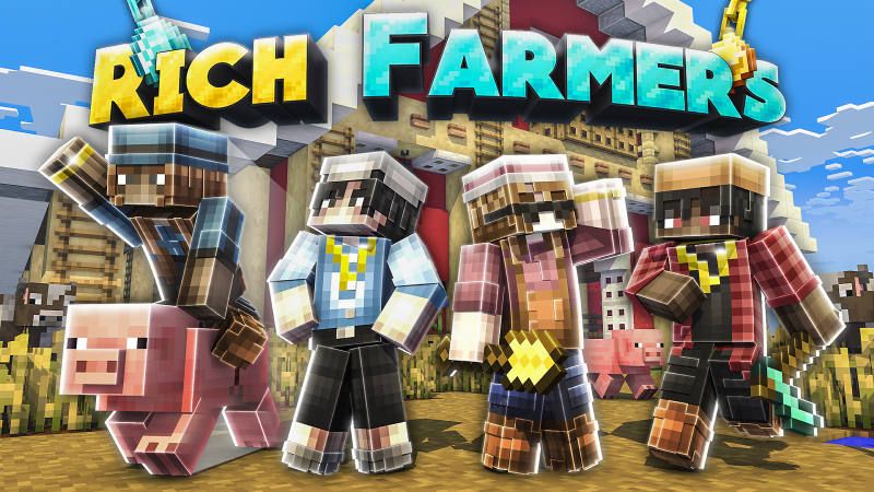 Rich Farmers on the Minecraft Marketplace by BLOCKLAB Studios