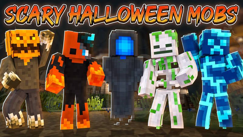 Scary Halloween Mobs on the Minecraft Marketplace by BLOCKLAB Studios