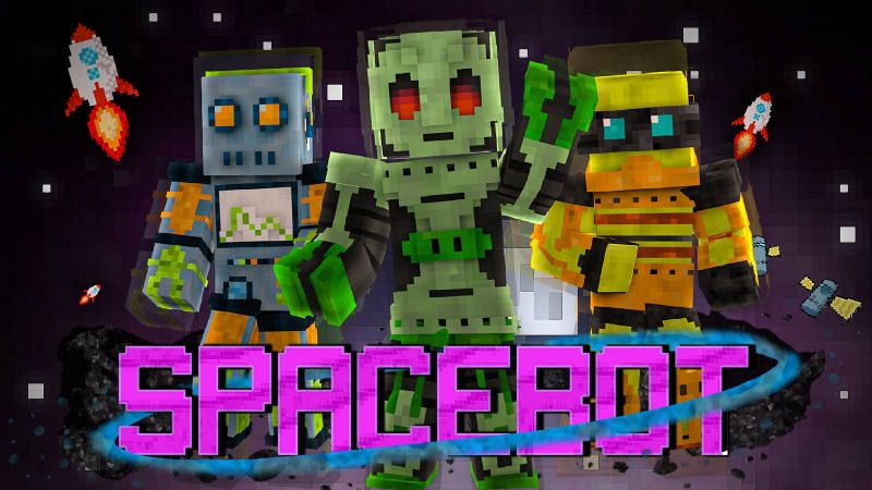 Spacebot on the Minecraft Marketplace by BLOCKLAB Studios