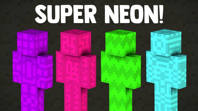 Super Neon! on the Minecraft Marketplace by BLOCKLAB Studios