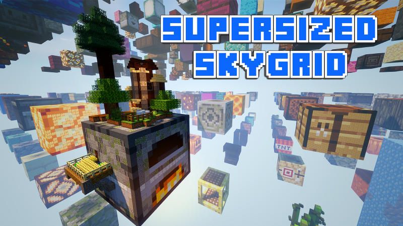 Supersized Skygrid on the Minecraft Marketplace by BLOCKLAB Studios