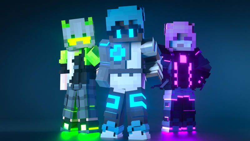 Teen Cyborgs on the Minecraft Marketplace by BLOCKLAB Studios