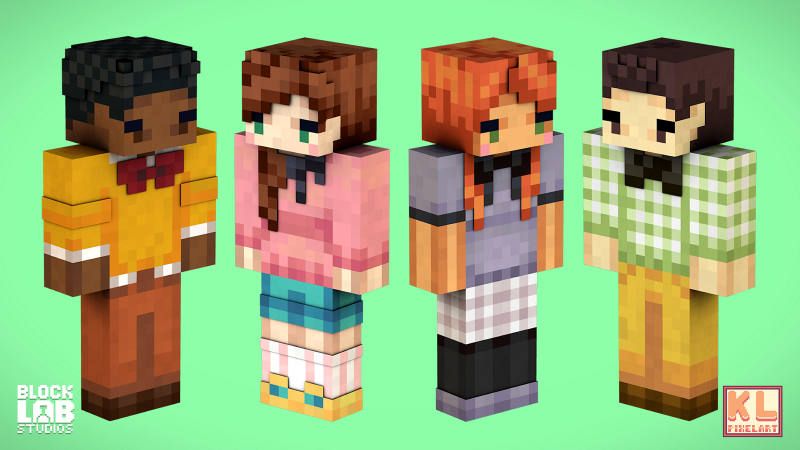 Teens: Preppy Fashion on the Minecraft Marketplace by BLOCKLAB Studios