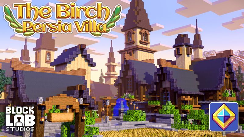 The Birch Persia Villa on the Minecraft Marketplace by BLOCKLAB Studios