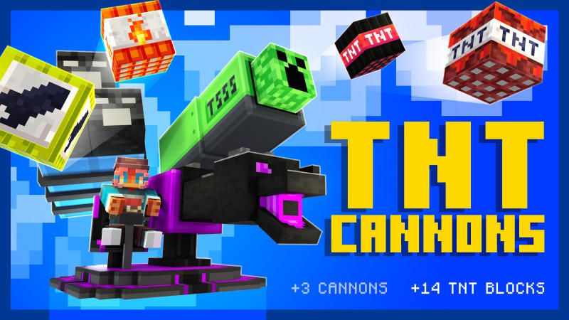 TNT Cannons on the Minecraft Marketplace by BLOCKLAB Studios