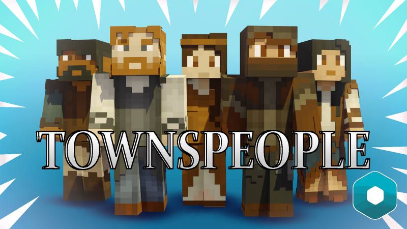 Townspeople on the Minecraft Marketplace by BLOCKLAB Studios