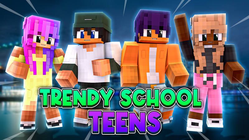 Trendy School Teens on the Minecraft Marketplace by BLOCKLAB Studios