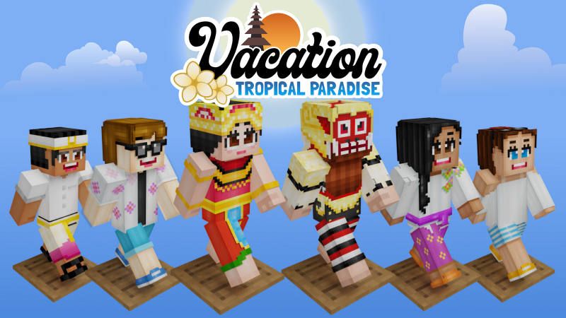 Vacation: Tropical Paradise on the Minecraft Marketplace by BLOCKLAB Studios