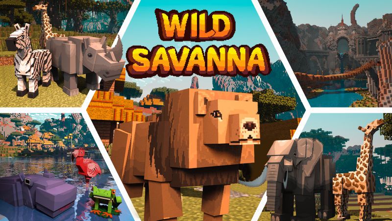 Wild Savanna on the Minecraft Marketplace by BLOCKLAB Studios