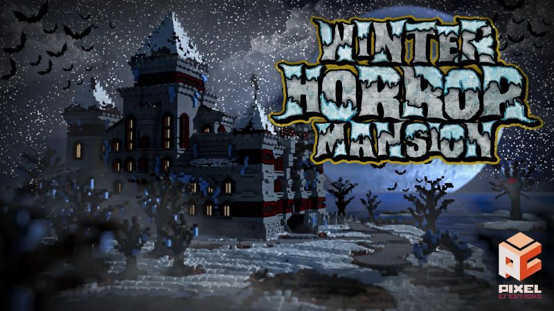 Winter Horror Mansion on the Minecraft Marketplace by BLOCKLAB Studios