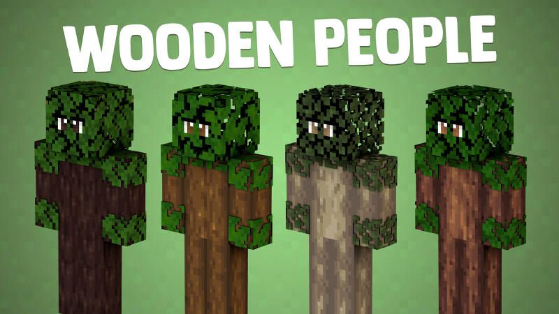 Wooden People on the Minecraft Marketplace by BLOCKLAB Studios