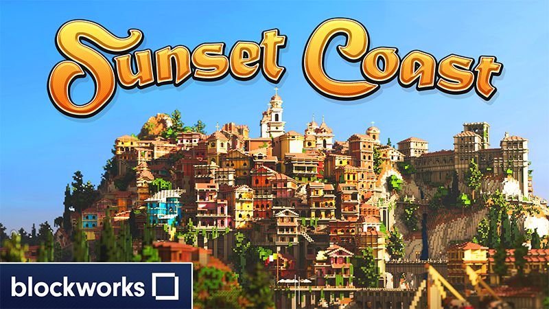 Sunset Coast on the Minecraft Marketplace by blockworks