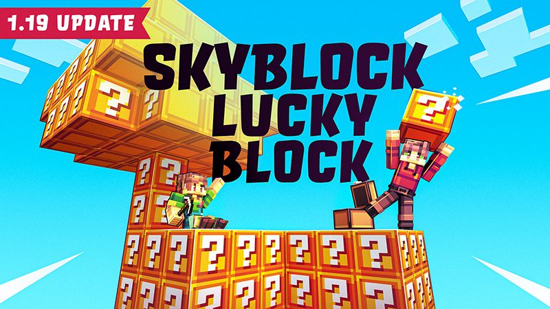 Skyblock Lucky Block on the Minecraft Marketplace by blocky