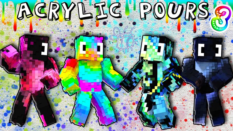 Acrylic Pours 3 on the Minecraft Marketplace by Blu Shutter Bug