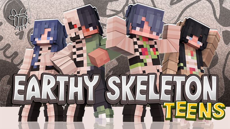 Earthy Skeleton Teens on the Minecraft Marketplace by Blu Shutter Bug