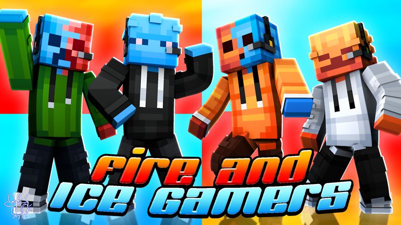 Fire and Ice Gamers on the Minecraft Marketplace by Blu Shutter Bug