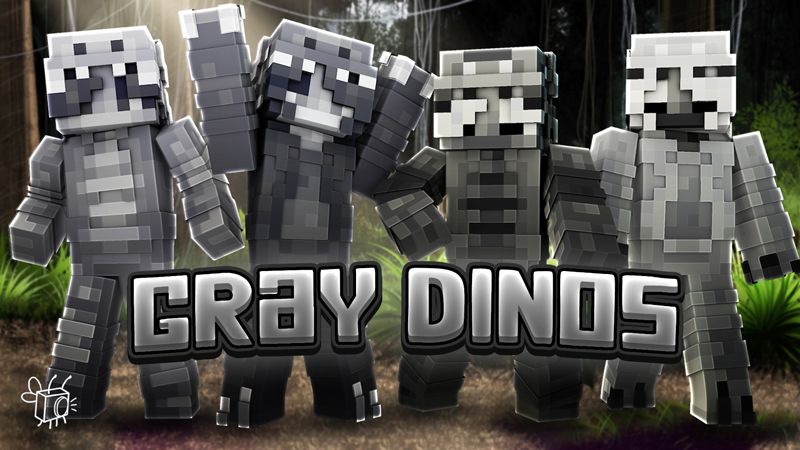 Gray Dinos on the Minecraft Marketplace by Blu Shutter Bug