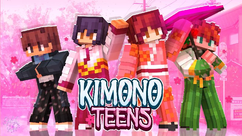 Kimono Teens on the Minecraft Marketplace by Blu Shutter Bug