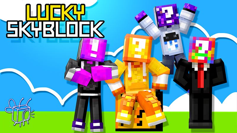 Lucky SkyBlock on the Minecraft Marketplace by Blu Shutter Bug