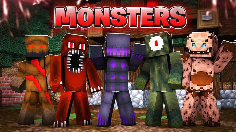 Monsters on the Minecraft Marketplace by Blu Shutter Bug