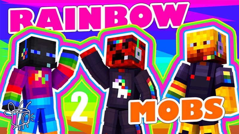 Rainbow Mobs 2 on the Minecraft Marketplace by Blu Shutter Bug