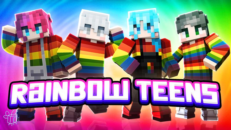 Rainbow Teens on the Minecraft Marketplace by Blu Shutter Bug