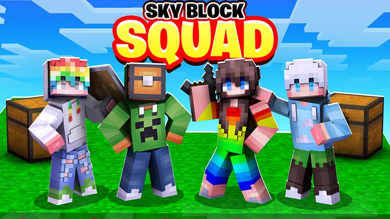 Sky Block Squad on the Minecraft Marketplace by Blu Shutter Bug