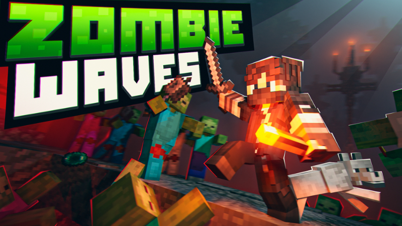 Zombie Waves on the Minecraft Marketplace by Box Build