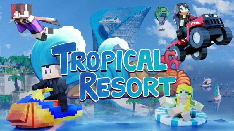 Tropical Resort on the Minecraft Marketplace by btwn-creations