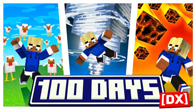 100 Days! on the Minecraft Marketplace by Builders Horizon