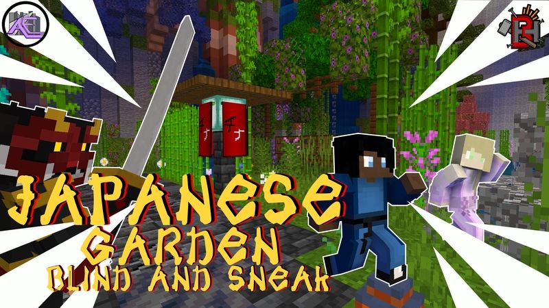 Blind & Sneak: Japanese Garden on the Minecraft Marketplace by Builders Horizon