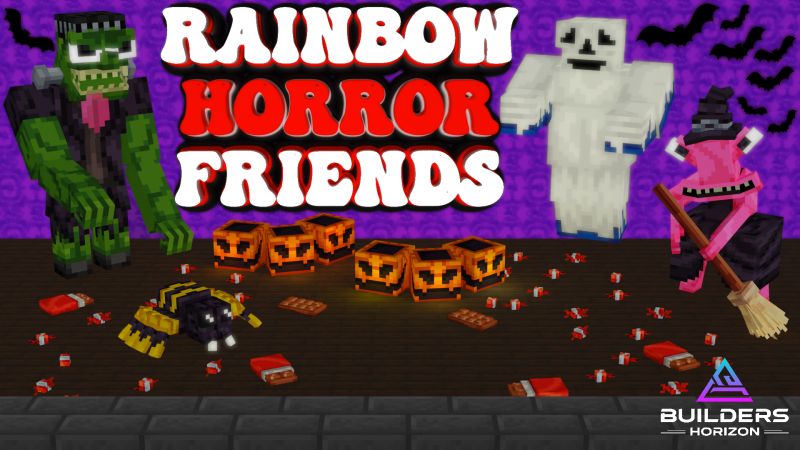 Rainbow Horror Friends on the Minecraft Marketplace by Builders Horizon