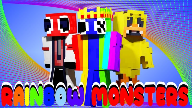 Rainbow Monsters on the Minecraft Marketplace by builders-horizon