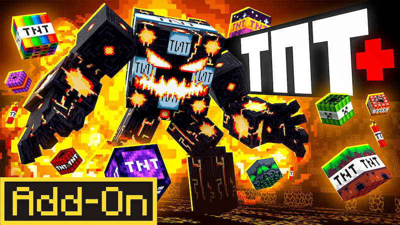 TNT&plus; Add-On on the Minecraft Marketplace by Builders Horizon