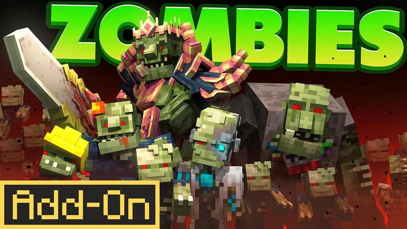 ZOMBIES Add-On on the Minecraft Marketplace by Builders Horizon