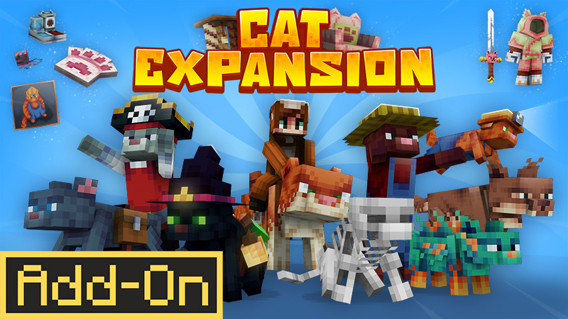 Cat Expansion Add-On on the Minecraft Marketplace by Bunny Studios