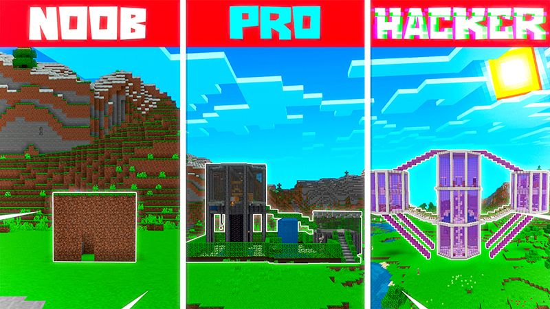 Noob Pro Hacker on the Minecraft Marketplace by Bunny Studios