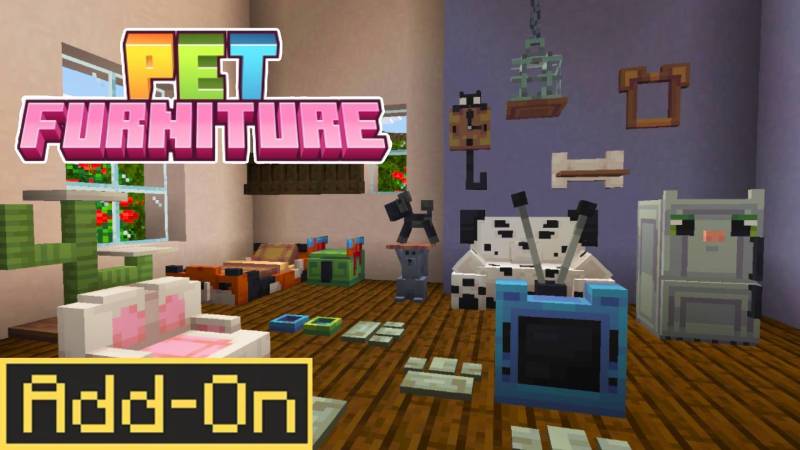 Pet Furniture on the Minecraft Marketplace by Bunny Studios