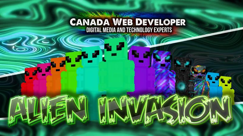 Alien Invasion on the Minecraft Marketplace by CanadaWebDeveloper