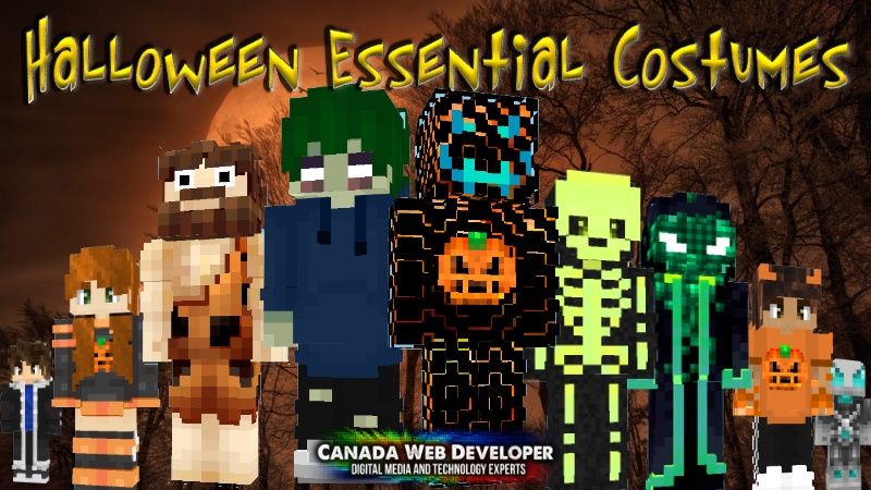 Halloween Essential Costumes on the Minecraft Marketplace by CanadaWebDeveloper