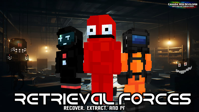RETRIEVAL FORCES : RECOVER. EXTRACT. AND PROFIT. on the Minecraft Marketplace by CanadaWebDeveloper