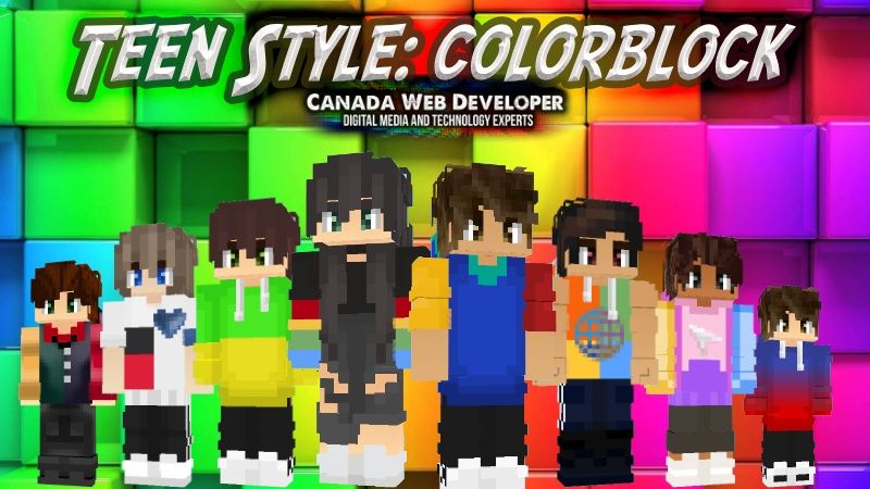 Teen Style: Colorblock on the Minecraft Marketplace by CanadaWebDeveloper